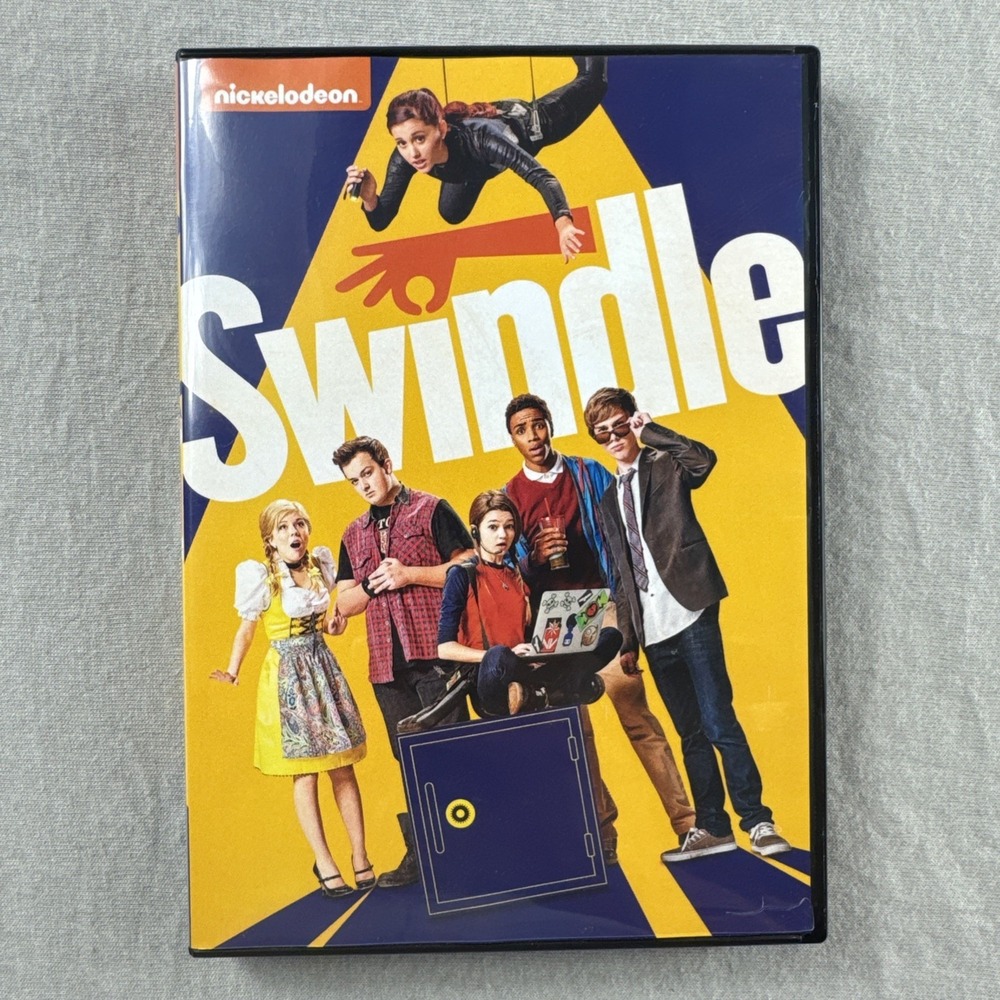 DVD Nickelodeon Swindle RARE 2013 - Jeanette McCurdy - Ariana Grande Case & Disc